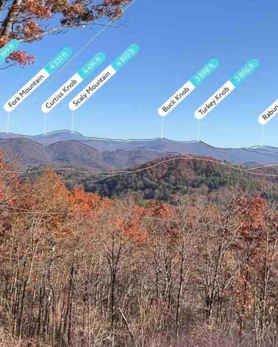 Red Rooster Family Cabin W/Hot Tub+Fire Pit+View Franklin Ngoại thất bức ảnh